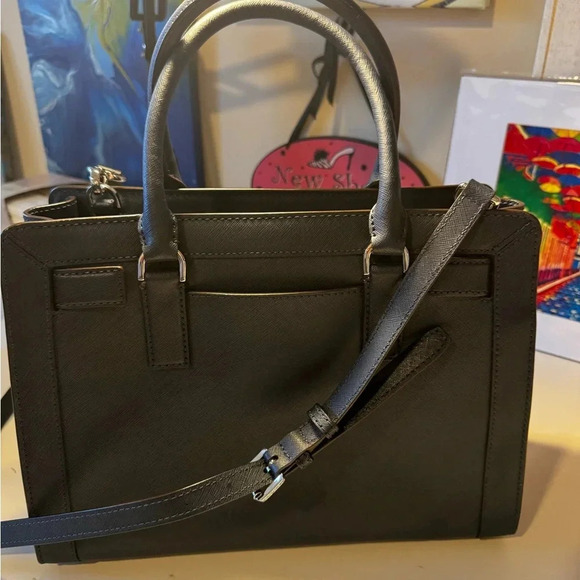 Michael Kors Dillon Satchel Navy Blue - Picture 4 of 13